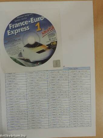 France-Euro-Express 1. - Francia tankönyv - CD-vel