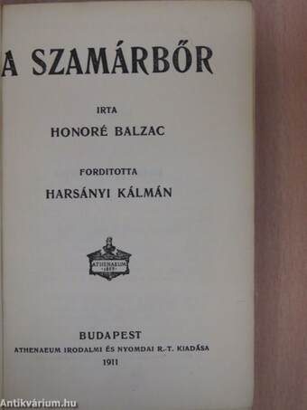 A szamárbőr