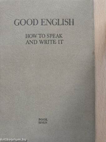 Good English Book 7.