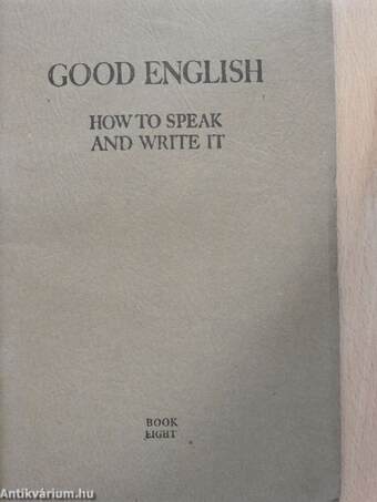 Good English Book 8.