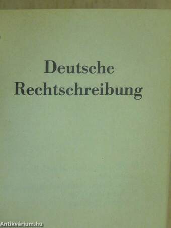 Deutsche Rechtschreibung (minikönyv)