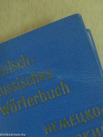 Deutsch-Russisches Taschenwörterbuch (minikönyv)