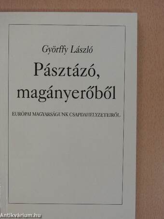 Pásztázó, magányerőből (dedikált példány)