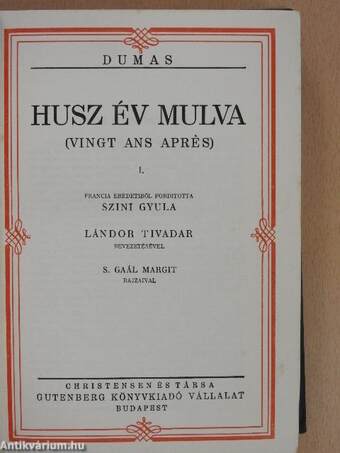 Husz év mulva I-VI.