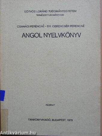 Angol nyelvkönyv