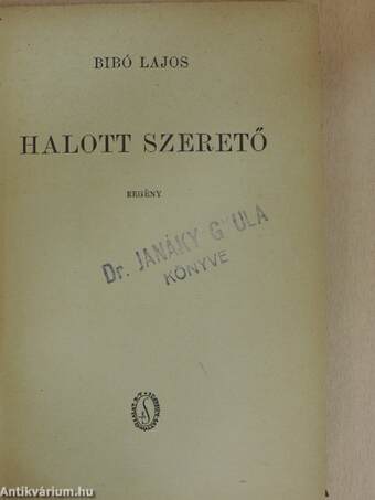 Halott szerető