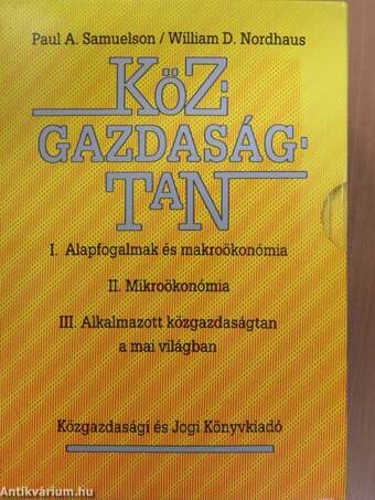 Közgazdaságtan I-III.