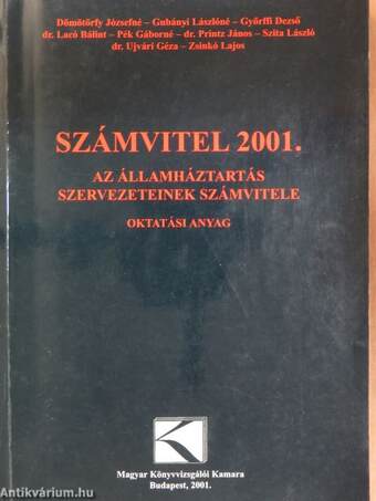 Számvitel 2001.