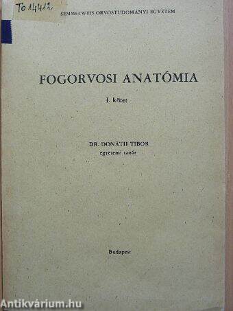 Fogorvosi anatómia I.