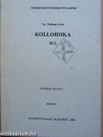 Kolloidika II/2. 