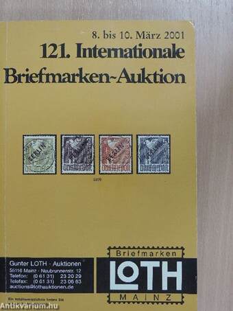 121. Internationale Briefmarken-Auktion