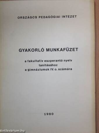 Gyakorló munkafüzet