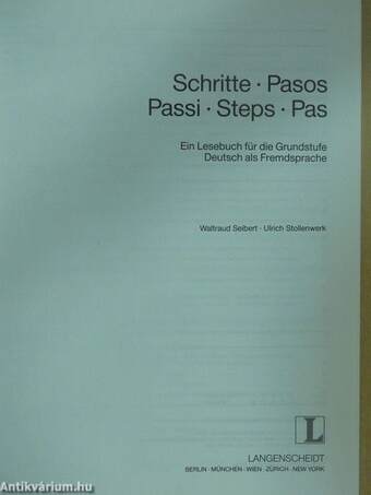 Schritte - Pasos - Passi - Steps - Pas