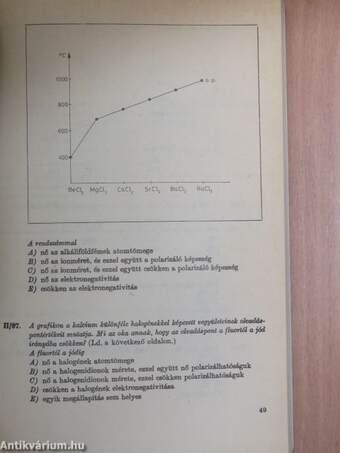 Kémiai feladatok és programok II.