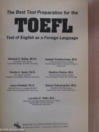 The Best Test Preparation for the TOEFL