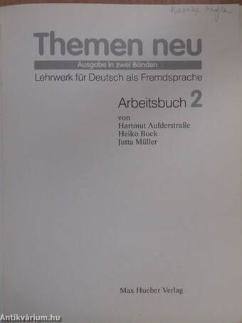 Themen neu 2 - Arbeitsbuch