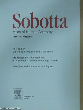 Sobotta - Atlas of Human Anatomy II.