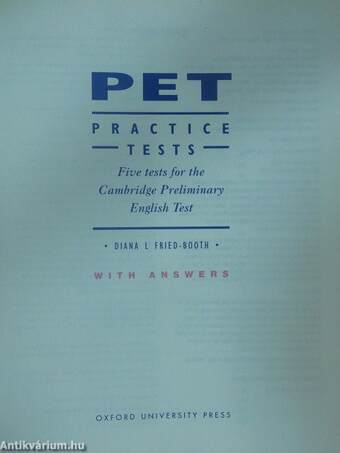 PET Practice Tests