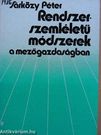 Rendszerszemléletű módszerek a mezőgazdaságban