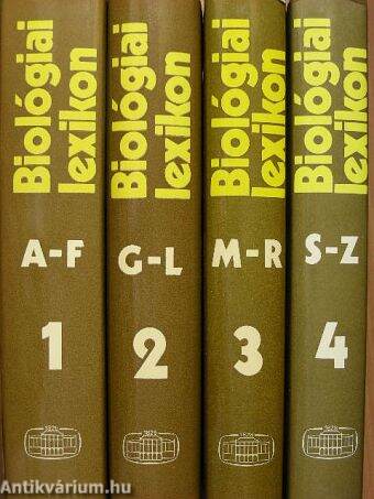 Biológiai lexikon 1-4.