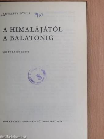 A Himalájától a Balatonig