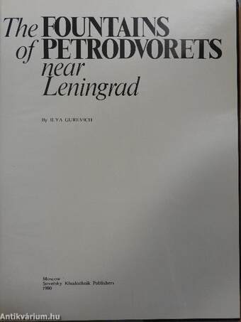 The Fountains of Petrodvorets near Leningrad