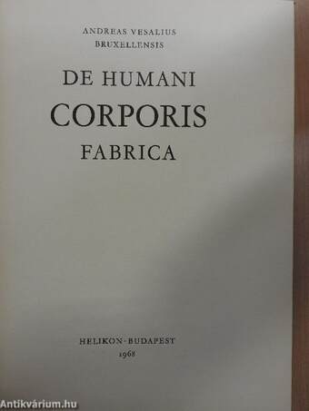 De humani corporis fabrica