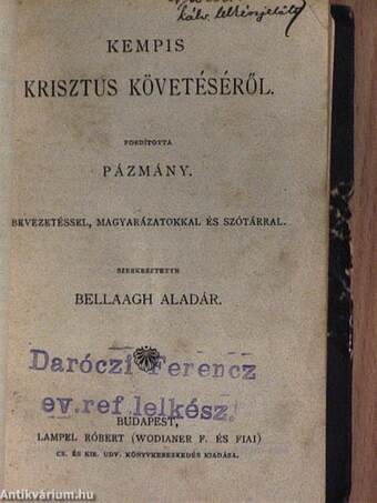 Az hiresneves Tholdi Miklósnak jeles cselekedetiről és bajnokságáról való historia/Antigone/Kempis Krisztus követéséről/Válogatott magyar népballadák/A kalevalából/Mindszenthi Gábor naplója/Heródiás/Régi dolgok/A dsungel könyve