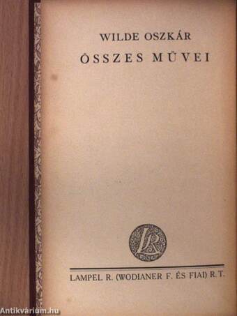 Lady Windermere legyezője/Bunbury