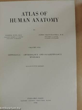 Atlas of Human Anatomy I-III.