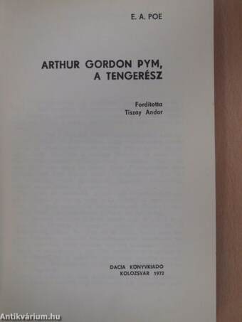 Arthur Gordon Pym, a tengerész