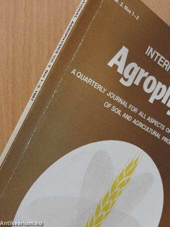 International Agrophysics Vol. 3. Nos 1-2. 1987