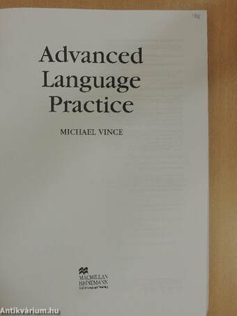 Advanced Language Practice with Key