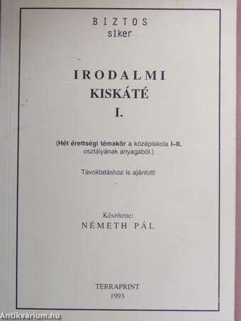 Irodalmi kiskáté I.