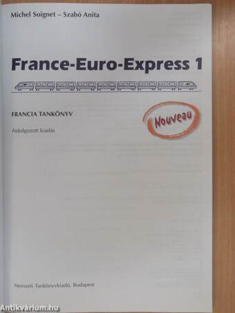 France-Euro-Express 1. - Francia tankönyv - CD-vel