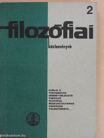 Filozófiai közlemények 1966/2.