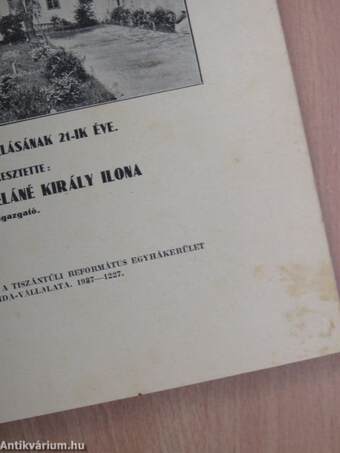 A debreceni Református Dóczi Polgári Leányiskola értesítője az 1936-37. tanévről