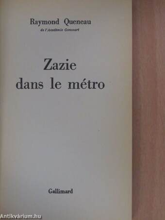 Zazie dans le métro