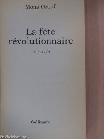 La fete révolutionnaire