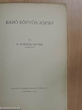 Báró Eötvös József