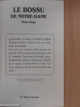 Le bossu de Notre-Dame - CD-vel