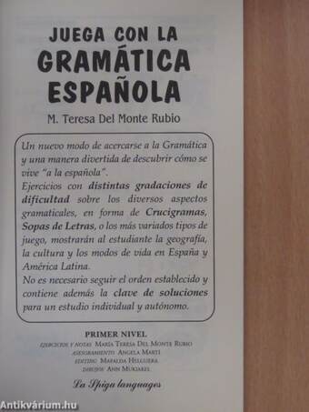 Juega con la Gramática Espanola