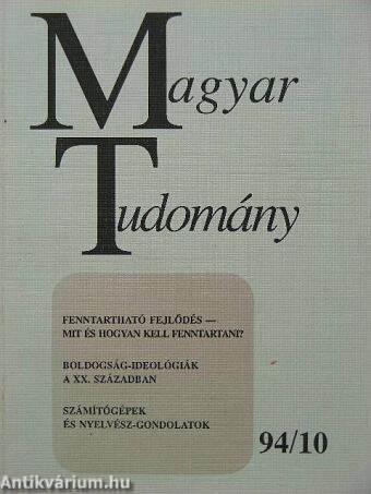 Magyar Tudomány 1994. október