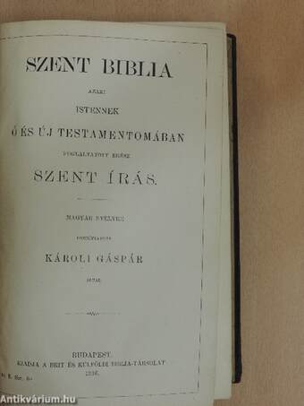 Szent Biblia