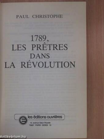 1789, les pretres dans la Révolution