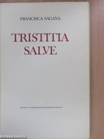 Tristitia salve