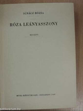 Róza leányasszony