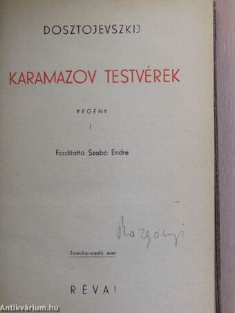 Karamazov testvérek I-II.