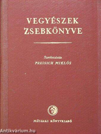 Vegyészek zsebkönyve