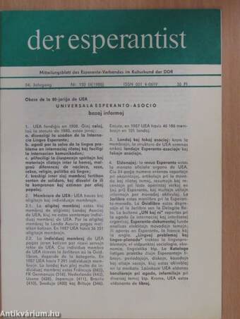 Der esperantist 4/1988